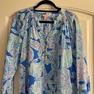Lily Pulitzer Elsa Silk Top - Size M